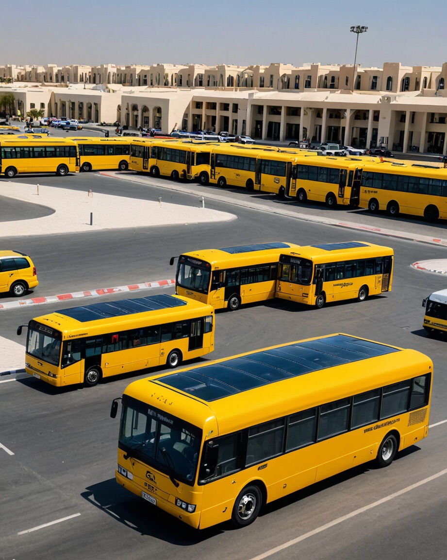 Toyota Coaster bus rental for comfortable travel in Dubai
