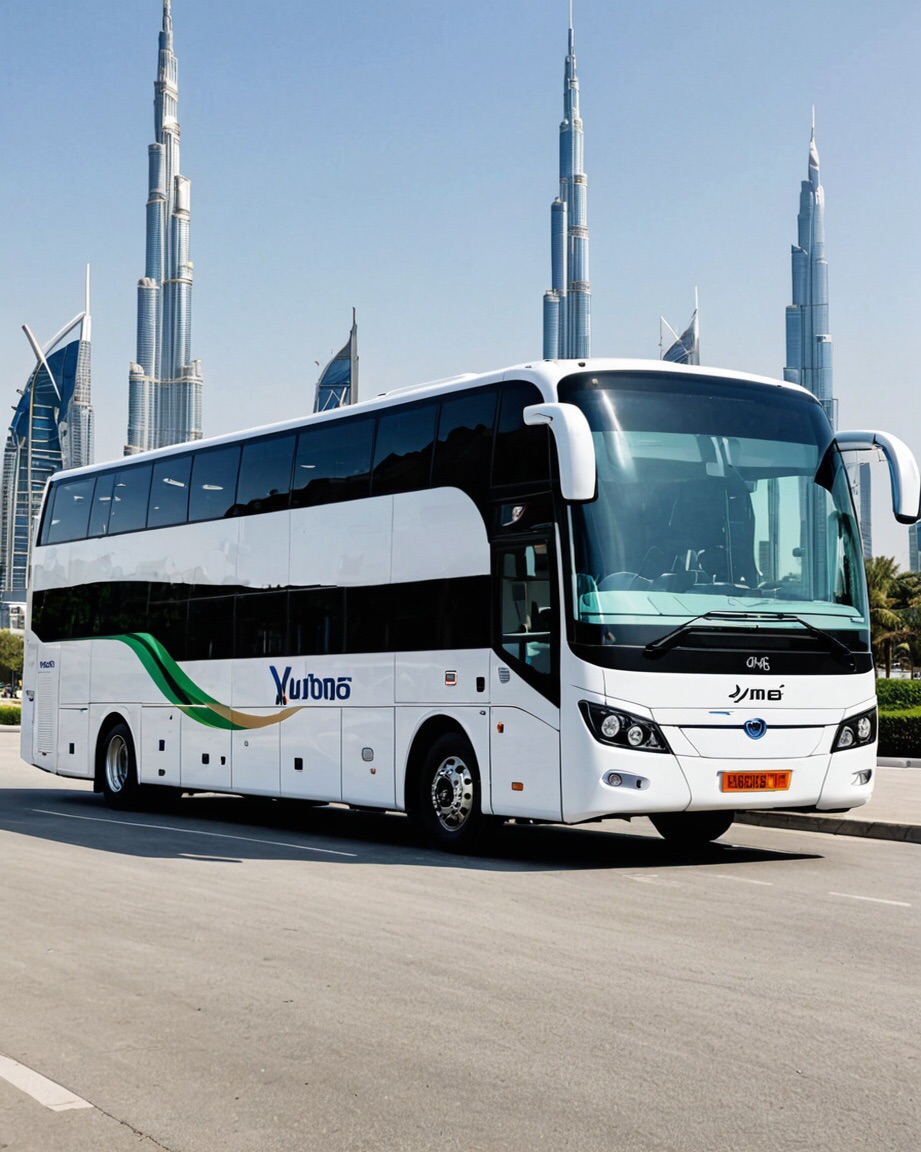 30-passenger coach rental for Dubai city tours